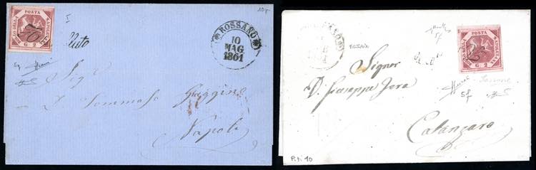 ROSSANO, svolazzo + cerchio punti ... 