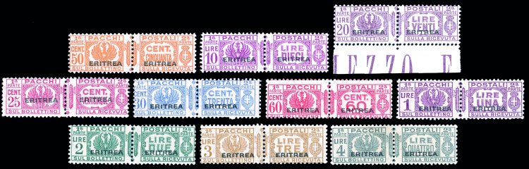 PACCHI POSTALI 1927/37 - Fascio al ... 