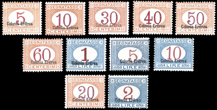 SEGNATASSE 1920/26 - Soprastampati ... 