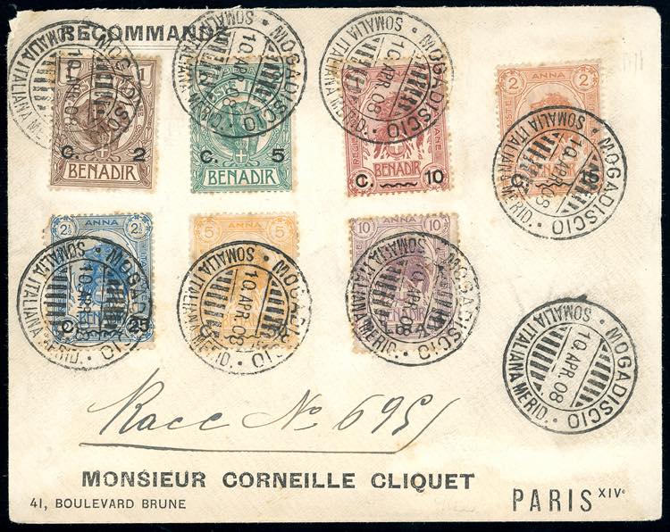 1908 - Soprastampati, serie ... 