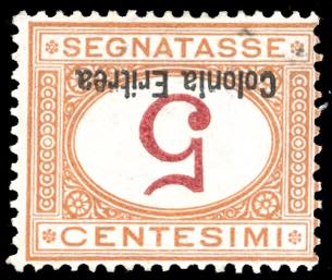 SEGNATASSE 1920 - 5 cent., ... 