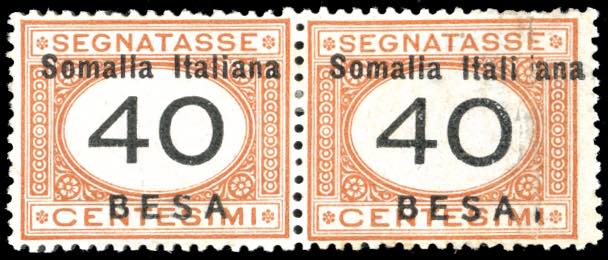SEGNATASSE 1923 - 40 besa (39), ... 