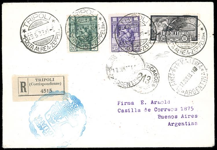 POSTA AEREA 1933 - 20 lire ... 