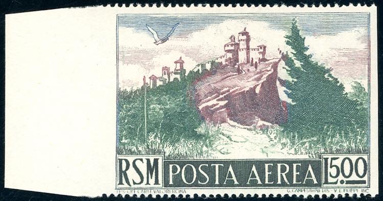 1950 - 500 lire Vedute, non ... 