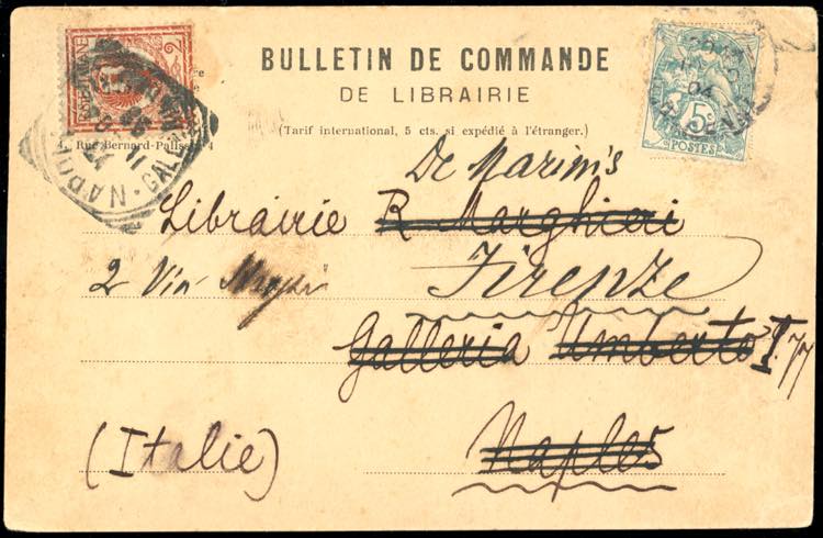 FRANCIA/ITALIA 1904 - Redirected ... 