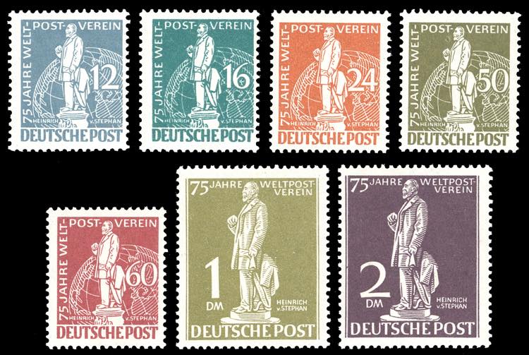 GERMANIA BERLINO 1949 - UPU, serie ... 