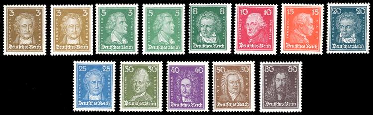 GERMANIA REICH 1926/27 - Uomini ... 