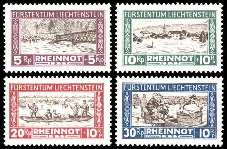 LIECHTENSTEIN 1928 - Vittime del ... 