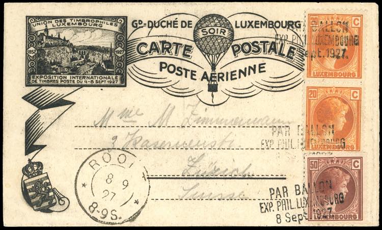 LUSSEMBURGO POSTA AEREA 1927 - ... 