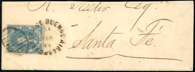 ARGENTINA 1864 - 15 cent. ... 