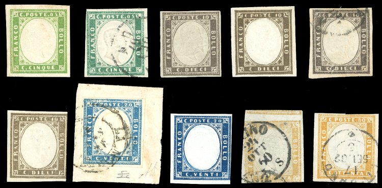 SARDEGNA 1855/1861 - Bellinsieme ... 