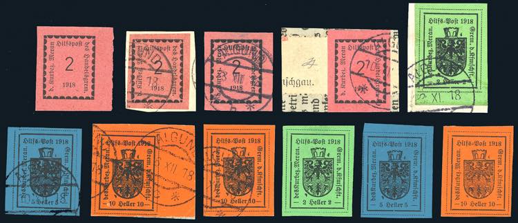 TERRE REDENTE MERANO 1918 - Lotto ... 