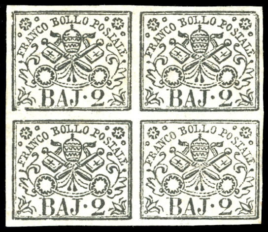 1852 - 2 baj grigio azzurrastro, ... 