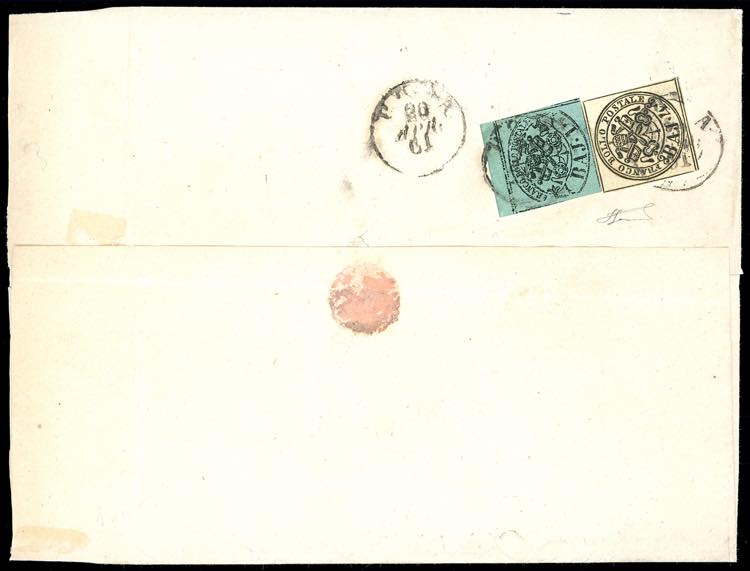 1861 - 4 baj giallo chiaro, 1 baj ... 