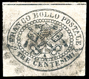 1867 - 3 cent. grigio rosa (14), ... 
