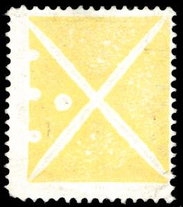 1859 - Croce di San Andrea gialla, ... 