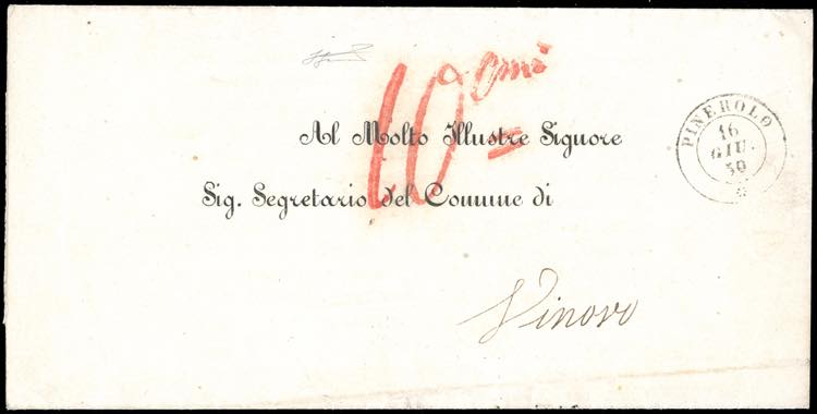 1850 - Circolare a stampa non ... 