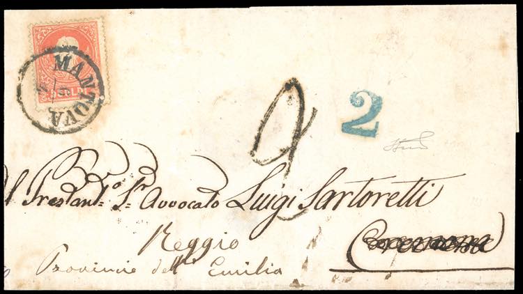 1861 - 5 soldi rosso, II tipo ... 