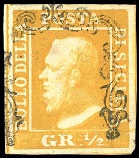 1859 - 1/2 grano arancio ... 