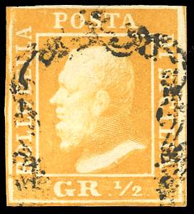 1859 - 1/2 grano arancio, II ... 