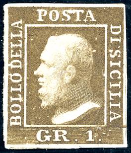 1859 - 1 grano bruno ruggine, I ... 