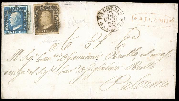 1859 - 1 grano bruno ruggine, I ... 