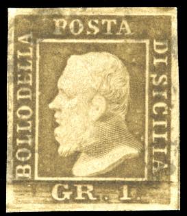 1859 - 1 grano bruno oliva, I ... 