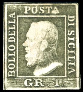 1859 - 1 grana verde oliva ... 