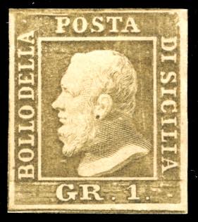 1859 - 1 grano bruno oliva chiaro, ... 