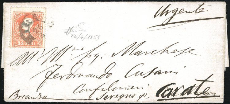 1859 - 5 soldi rosso, II tipo (30) ... 