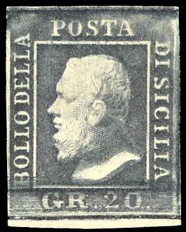 1859 - 20 grana violetto ardesia ... 