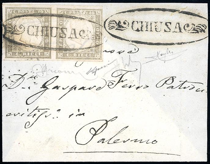 CHIUSA, ovale punti R1 - 10 cent. ... 