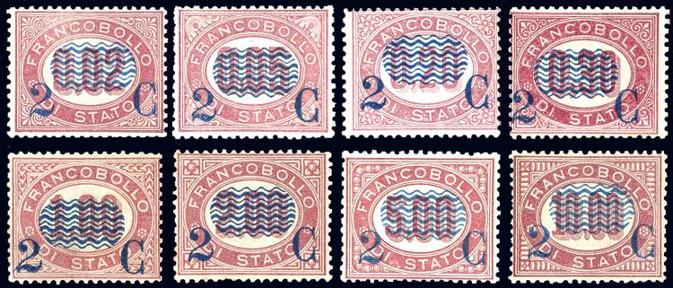 1878 - Servizio Soprastampati, ... 