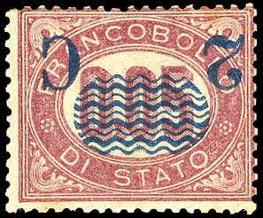 1878 - 2 cent. su 0,05 lire ... 