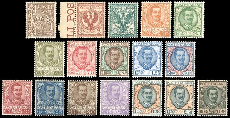 1901/26 - Floreale, tutti i valori ... 