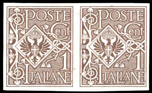 1901 - 1 cent. Floreale, non ... 