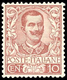 1901 - 10 cent. Floreale (71), ... 