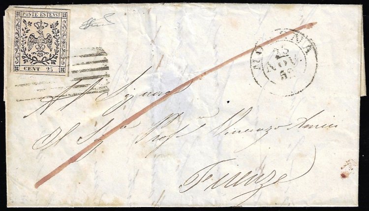 1852 - 25 cent. camoscio chiaro, ... 