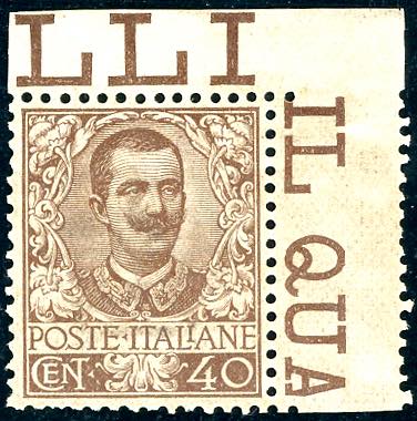 1901 - 40 cent. Floreale (74), ... 