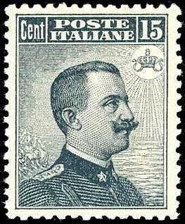 1909 - 15 cent. Michetti, II tipo ... 