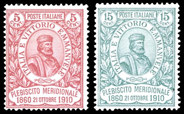 1910 - 5+5 cent. e 15+5 cent. ... 