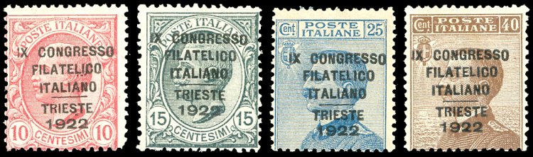 1922 - Congresso Filatelico, ... 
