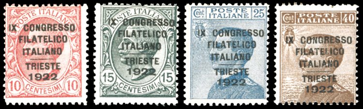 1922 - Congresso Filatelico, ... 