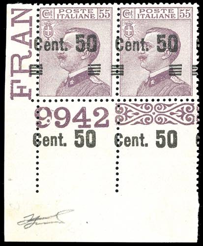 1923 - 50 cent. su 55 cent., ... 