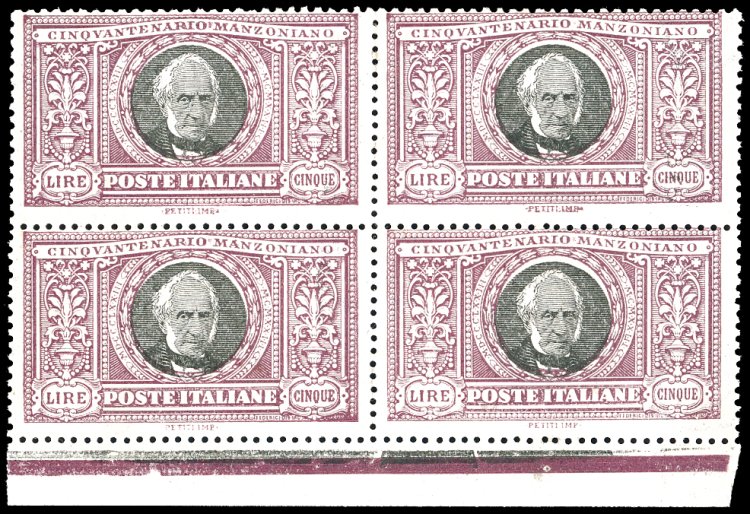 1923 - 5 lire Manzoni (156), ... 