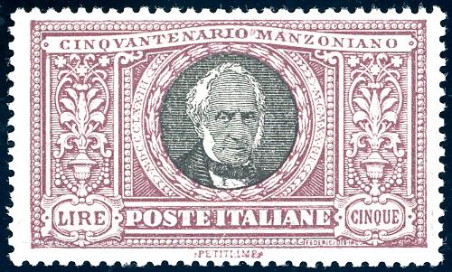 1923 - 5 lire Manzoni (156), ... 