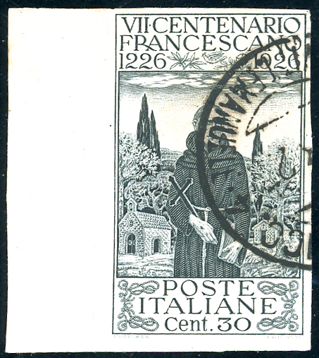 1926 - 30 cent. San Francesco, non ... 