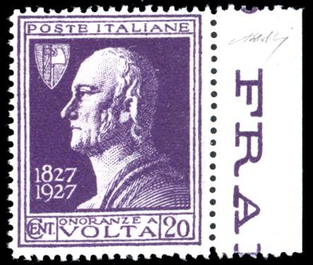 1927 - 20 cent. Volta violetto, ... 