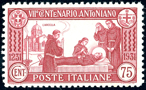 1931 - 75 cent. San Antonio, dent. ... 