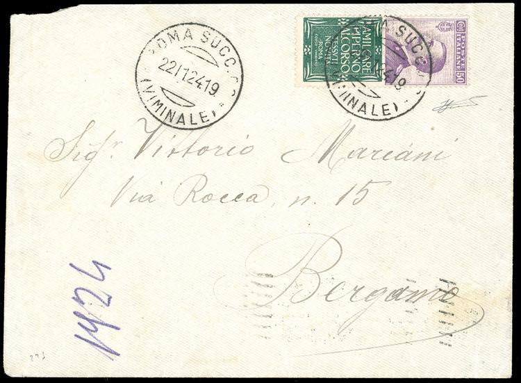 1924 - 50 cent. Piperno (13), ... 